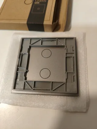 Panel Doble Livolo Cristal Templado