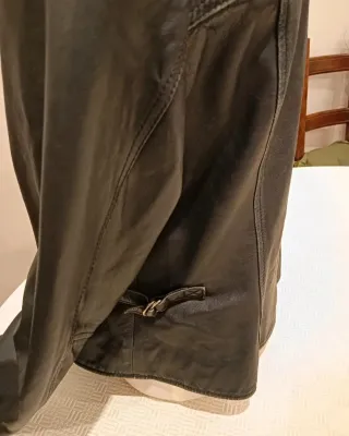 Giacca Vintage CIANNELI Pelle Agnello Nera