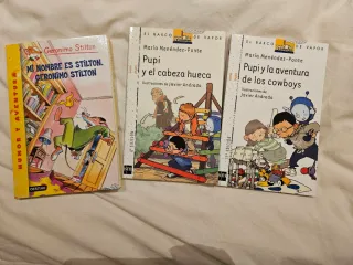 Libros infantiles Geronimo Stilton y Pupi