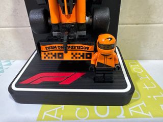 Soporte Lego F1 McLaren y Fórmula 1