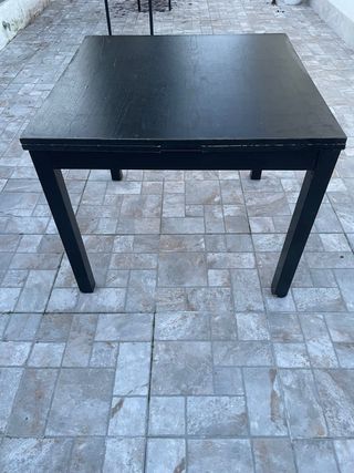 Mesa extensible Ikea Bjursta negra