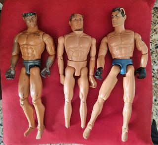 Lotto 3 Action Man pezzi ricambio