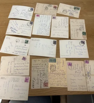 16 cartoline anni 50-60-70