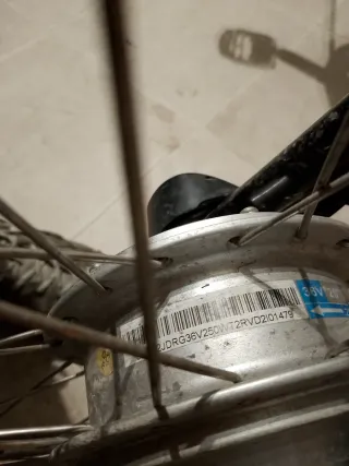 Rueda delantera con motor Dahon Ikon 20"