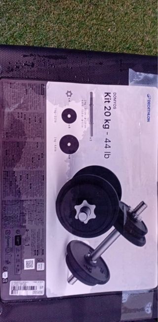 Kit Pesas Domyos 20 kg - 44 lb