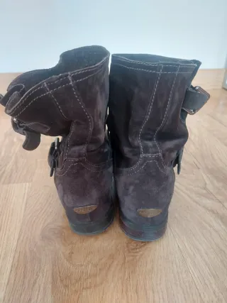 Botines ante gris oscuro Talla 40