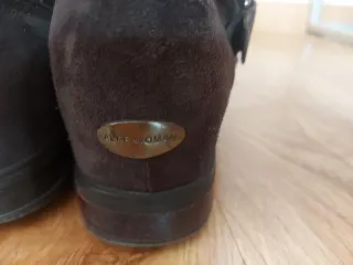 Botines ante gris oscuro Talla 40