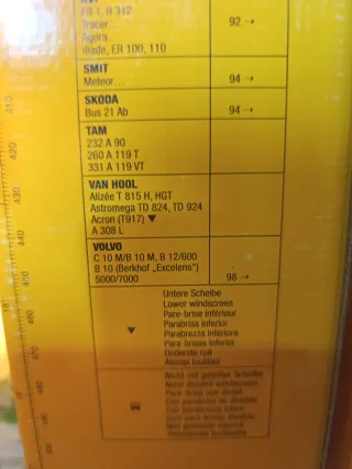 Escobillas Limpiaparabrisas Camión Autobús.