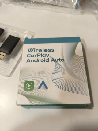 Adaptador CarPlay Android Auto Inalámbrico 2 en 1
