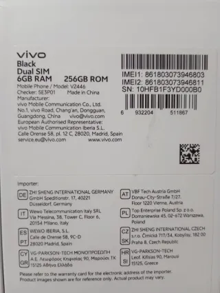 Telefono cellulare Vivo Y29s 5G 256 GB verde