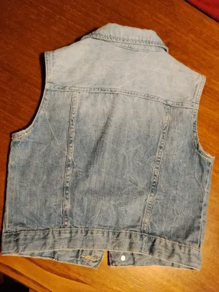 Gilet in jeans per bambina