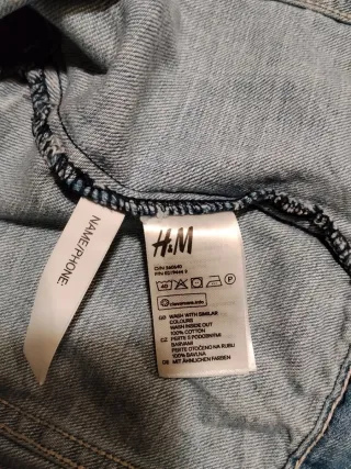 Gilet in jeans per bambina