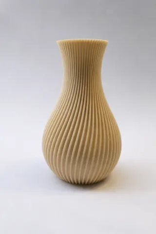 Jarrón 3D Beige se puede imprimir en el color dese