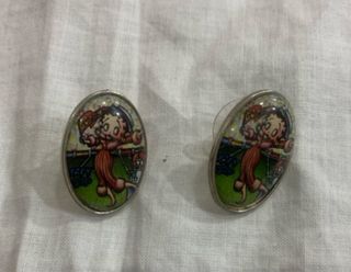 Orecchini Betty Boop ovali