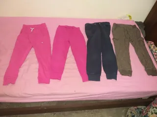 Lotto 4 pantaloni bambina 6 anni