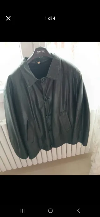 Giacca in vera pelle rivestita in pile