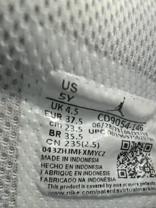 Zapatillas Jordan Talla 37.5