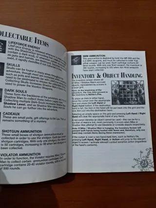 Manuale Shadow Man N64 (Nintendo 64)