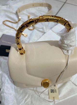 Borsa Bvlgari Serpenti Beige/Oro
