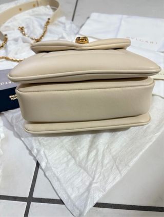 Borsa Bvlgari Serpenti Beige/Oro
