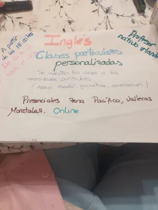 Clases particulares de inglés. Para Primaria y ESO