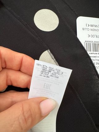 Foulard seta nero pois Falconeri