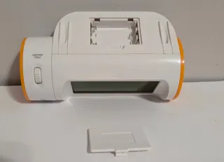 Reloj Despertador ChaoNel Proyector Naranja Blanco