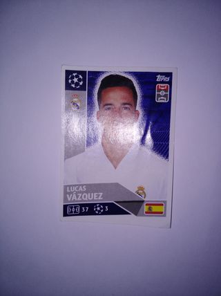 Cromo Lucas Vázquez Real Madrid Topps
