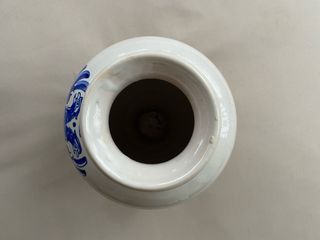 Orza de farmacia Talavera de la Reina de 1920.