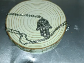 Colgante Mano de Fátima Acero