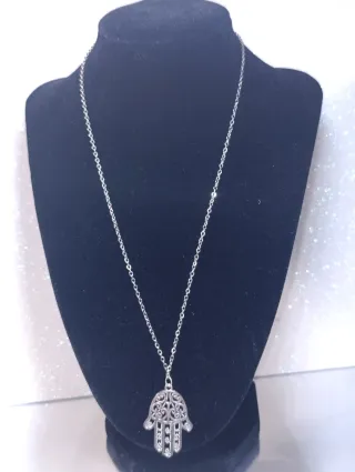 Colgante Mano de Fátima Acero