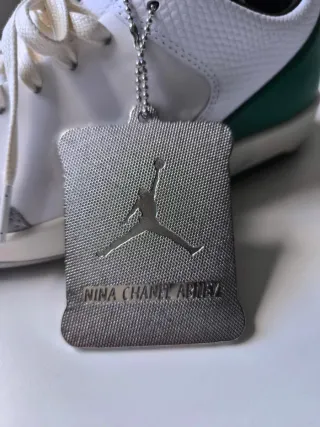 Zapatillas Nike Jordan Retro Verdes y Blancas