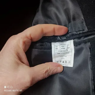 Giacca fustagno uomo nera