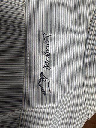 Camisa Desigual Hombre Azul y Gris