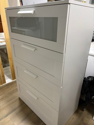 Cómoda Brimnes Ikea Blanca 78x124