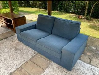 Sofá Ikea Kivik 2 plazas azul