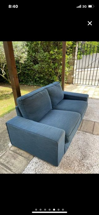 Sofá Ikea Kivik 2 plazas azul