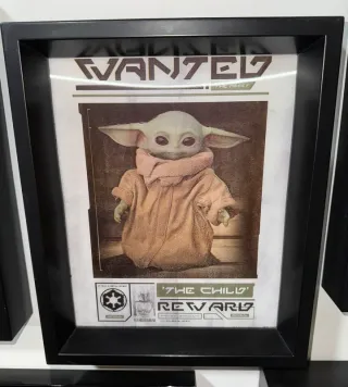 Cuadro Star Wars Baby Yoda 3D