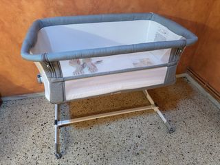 Culla Jané Babyside grigia a fianco