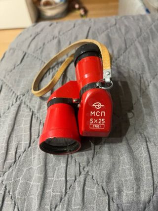 Binocolo tascabile rosso 5x25