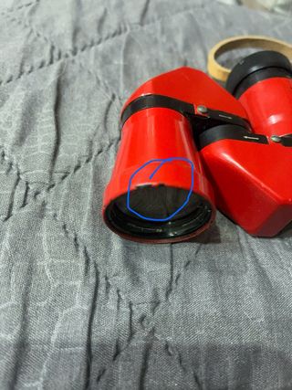 Binocolo tascabile rosso 5x25