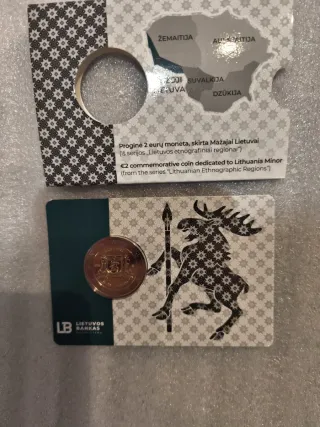 Lituania 2€ 2025 Coincard BU