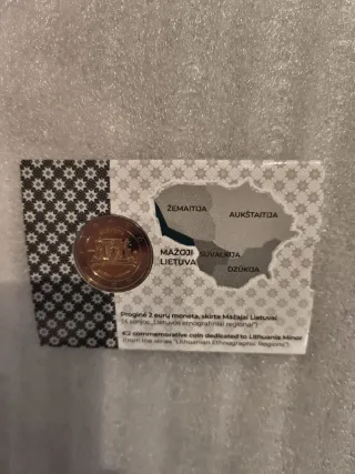 Lituania 2€ 2025 Coincard BU