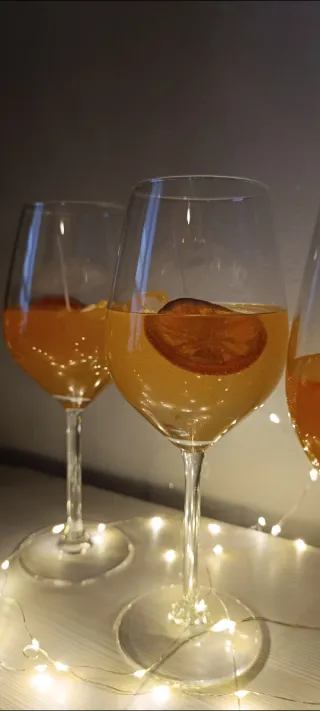 Candela decorativa Spritz,fatta a mano