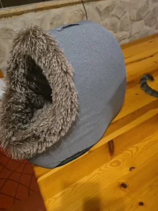 Cama para gato acogedora