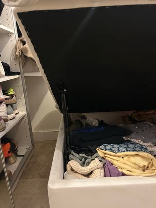 Cama individual con almacenaje