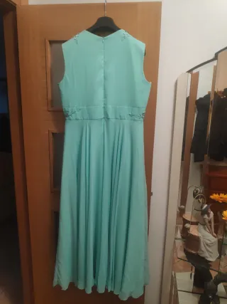 Vestido de fiesta o ceremonia verde agua