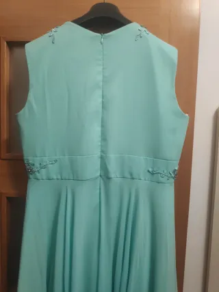 Vestido de fiesta o ceremonia verde agua