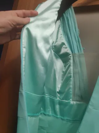 Vestido de fiesta o ceremonia verde agua