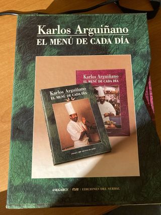 Lote libros karlos arguiñano